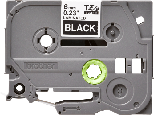 Brother TZe315 6mm TZ Tape White on Black