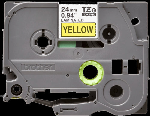 Brother TZe651 24mm TZ Tape Black on Yellow