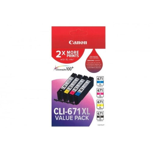Canon CLI671XL Value Pack Original Canon Cartridge