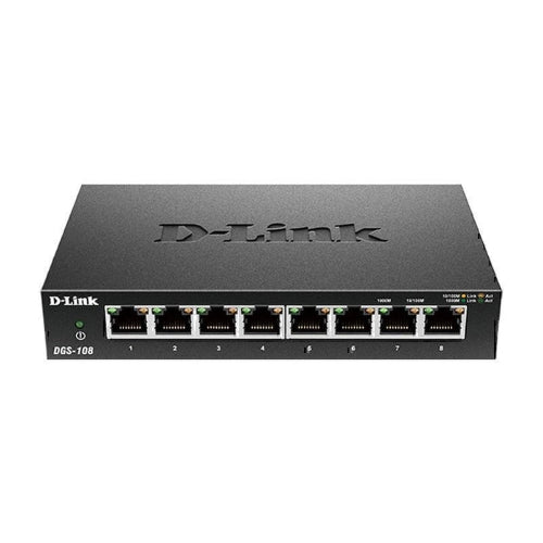 D-Link DGS-108 8-Port Gigabit Desktop Switch