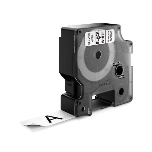 Dymo D1 Tape 19mm Black on White (45803)