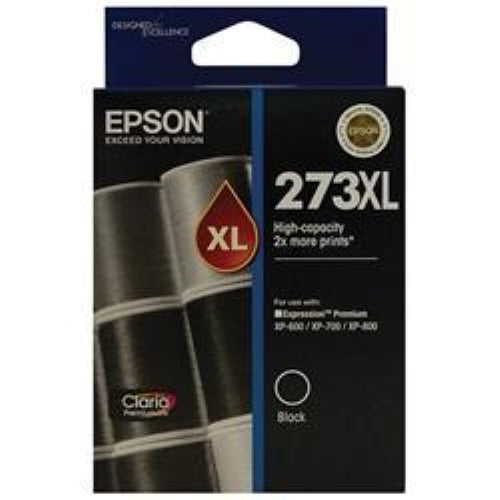 Epson 273 / 273XL Black High Capacity Original Cartridge
