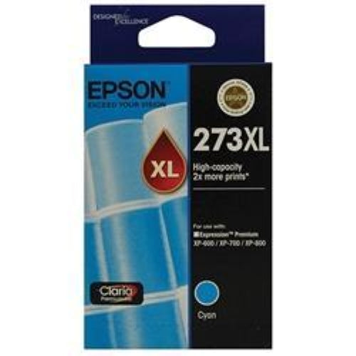 Epson 273 / 273XL Cyan High Capacity Original Cartridge