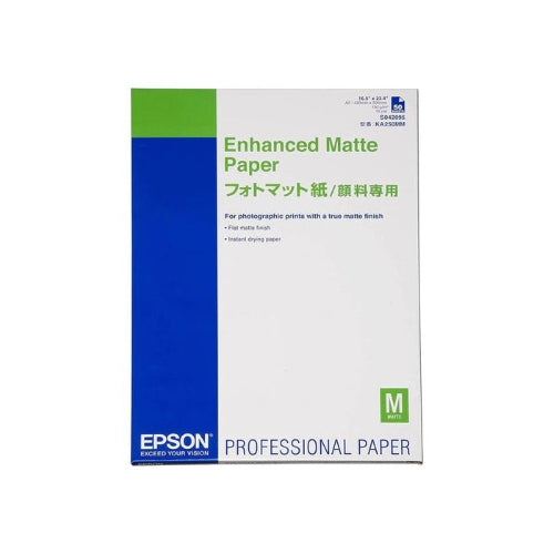 Epson A2 Versatile Paper 192gsm Enhanced Matte, Pack of 50 Sheets