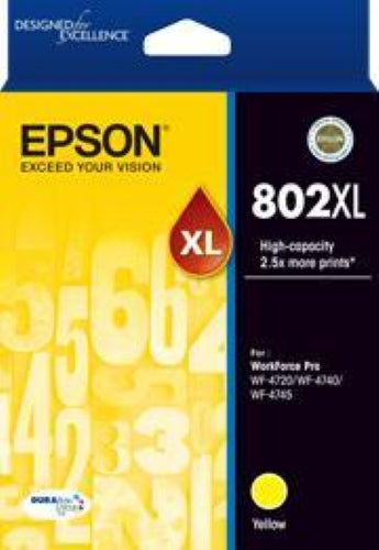 Epson 802XL Yellow Original Cartridge
