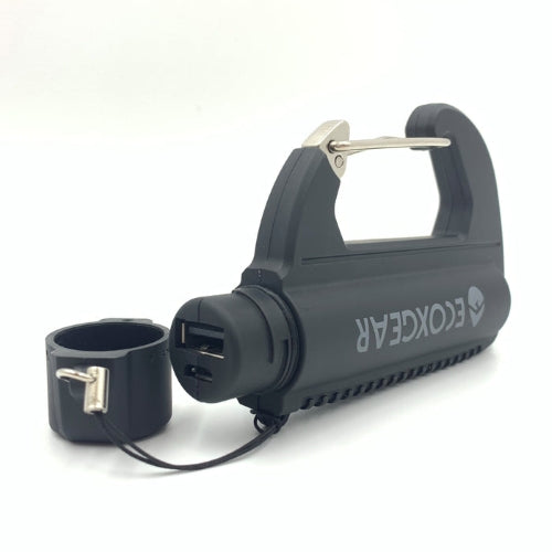 EcoXgear EcoXCharge Clip Waterproof Power Bank Carabiner, Rugged For Outdoors