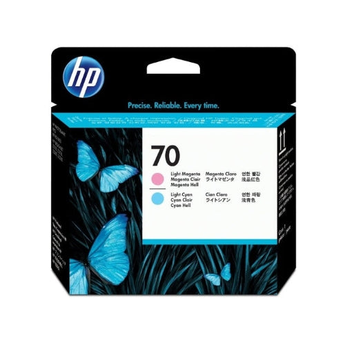 HP 70 Light Magenta and Light Cyan Genuine Ink (C9405A)