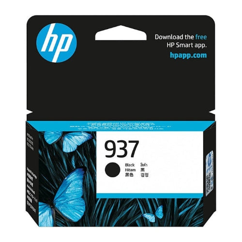 HP 937 Black Genuine Ink Cartridge (4S6W5NA)