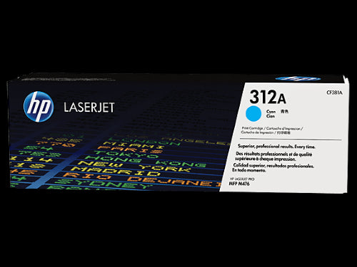 HP 312A / CF381A Cyan Original Toner
