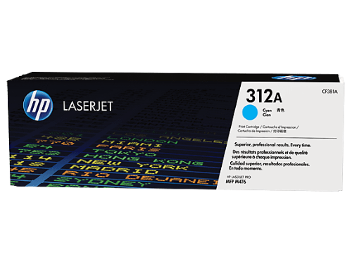 HP 312A / CF381A Cyan Original Toner