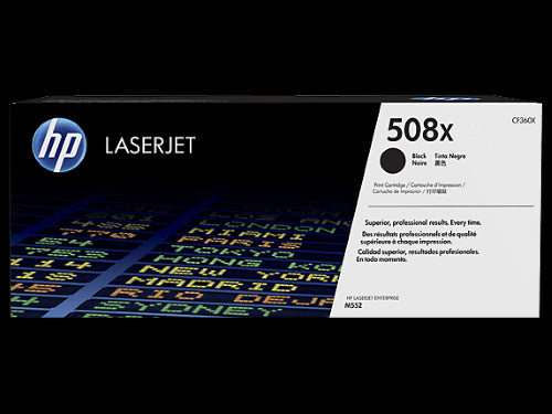 HP 508X / CF360X High Yield Black Original Toner