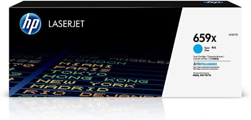 HP 659X Cyan High Yield LaserJet Toner Cartridge, Original W2011X