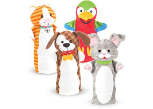 Melissa & Doug - Hand Puppets - Playful Pets