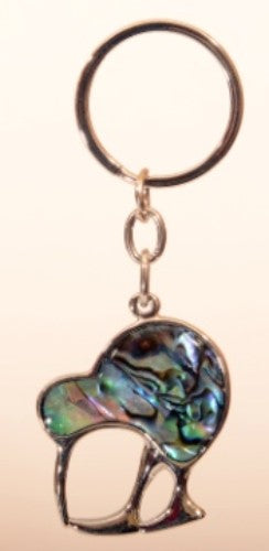 Keychain - Paua Kiwi Bird