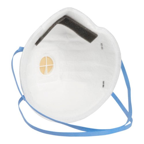 3M Respirator 8822 P2 pack of 10, features Cool Flow valve, lightweight design, and effective dust and fume protection.
