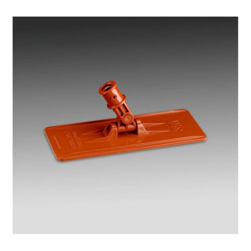 3M Doodlebug Plus cleaning pad holder in orange with swivel feature and included pads for easy, effective cleaning.