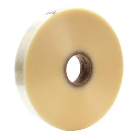 3M Scotch Sealing Tape 371, 48mm x 1500m, clear, durable, moisture-resistant for secure box sealing and packaging.