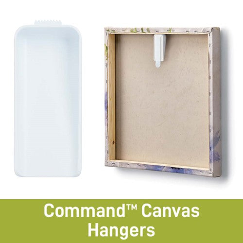 Command Canvas Hanger 17044 Large for easy, damage-free display of canvases up to 45cm x 60cm, supporting 1.3kg.