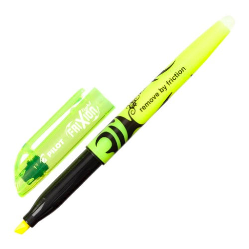 Pilot Frixion Highlighter 6 Pack featuring erasable gel ink in vibrant neon colors for flawless highlighting and correction.