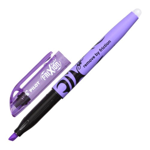Set of 12 Pilot Frixion Violet/Purple erasable highlighters, perfect for students and professionals for vibrant, damage-free highlighting.