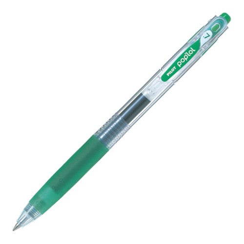 Set of 12 Pilot Pop'Lol 0.7 Green gel pens for vibrant, precise coloring with water-based pigment ink.