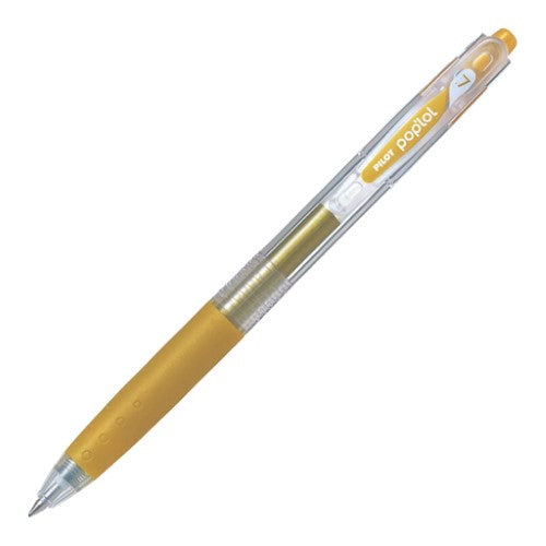 Set of 12 Pilot Pop'Lol 0.7 Gold gel pens featuring vibrant colors, ultra-fine tips, and smooth, fade-resistant ink.