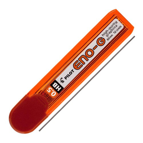 Pilot ENO-G Pencil Refill with 12 eco-friendly 0.5mm HB leads, perfect for precise writing and sketching.