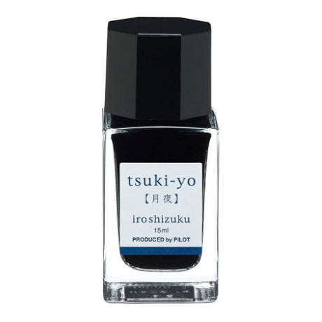 Premium 15ml Pilot Iroshizuku Moonlight Tsuki-yo ink, featuring an ethereal hue perfect for fountain pen enthusiasts.