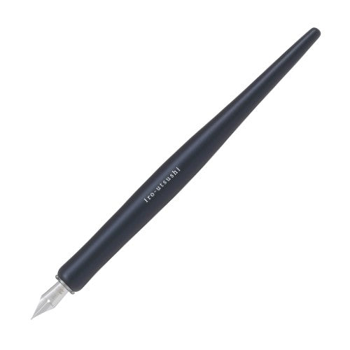 Elegant black wooden dip pen with fine nib for smooth writing, perfect for calligraphy and artistic expression.