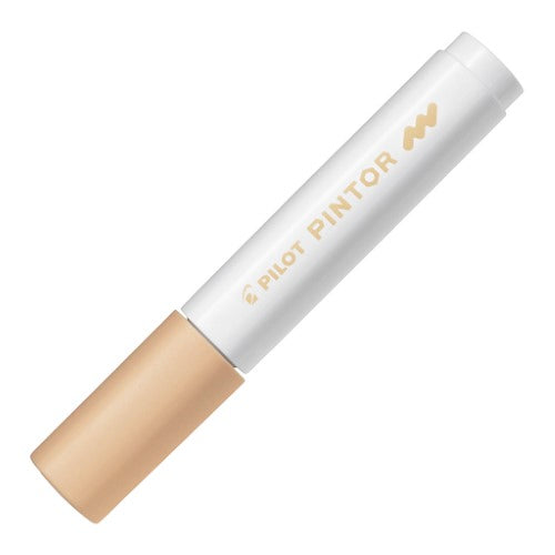 Pilot Pintor Medium Pale Orange Markers Set of 6 for vibrant color expression on various surfaces. Perfect for detailed artwork.
