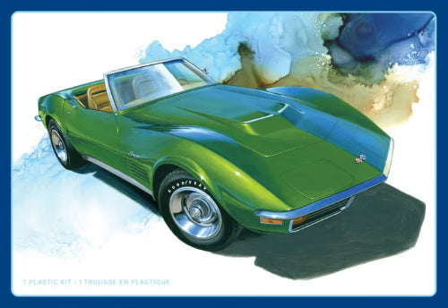 1/25 scale model kit of the 1972 Chevrolet Corvette Roadster, perfect for hobbyists and collectors.