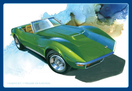 1/25 scale model kit of the 1972 Chevrolet Corvette Roadster, perfect for hobbyists and collectors.