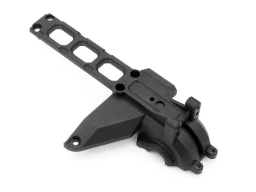 High-quality Slyder RR gearbox top housing designed for durability and optimal performance in RC vehicles.