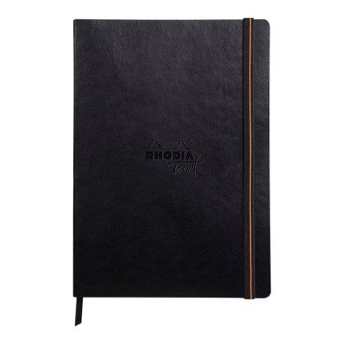 Rhodia Touch Bristol Book A4 portrait with smooth, acid-free 205gsm paper, ideal for drawing and sketching.