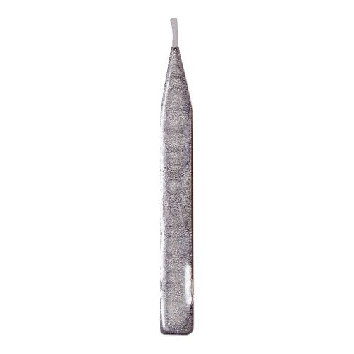 Pack of 5 metallic silver sealing wax sticks with wicks, perfect for elegant crafting and correspondence.