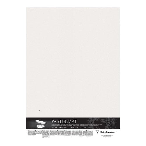 Pack of 5 white Pastelmat Mount Boards, 70x100cm, ideal for pastel artists, 360gsm, perfect for layering without fixatives.