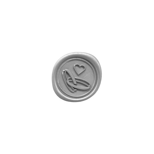 Herbin Engraved Seal Brass Disc Rings, 24mm, stylish wax seals for personalized stationery and creative projects.