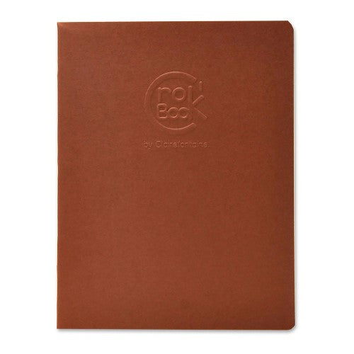 CrocBOOK Notebook 17x22cm with assorted colorful covers, sturdy Maya card, 24 blank sheets for notes and sketches.