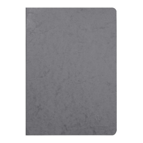 Grey A4 Age Bag Notebook with 96 blank sheets, perfect for creative writing and sketching in any environment.