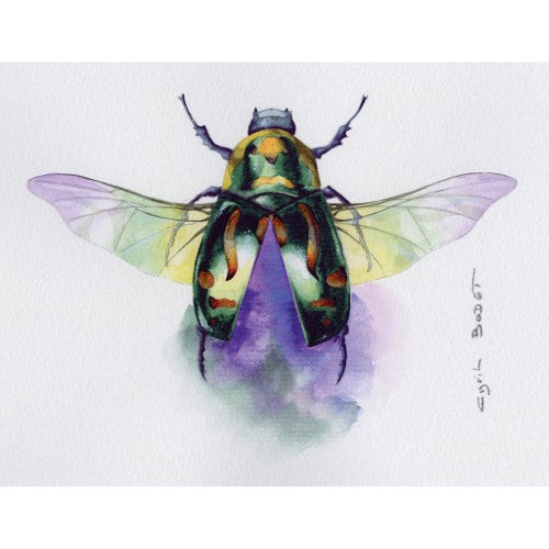 Etival Cold Press Paper pack of 10 sheets, 56x76cm, 300g, ideal for watercolor, gouache, and mixed media techniques.