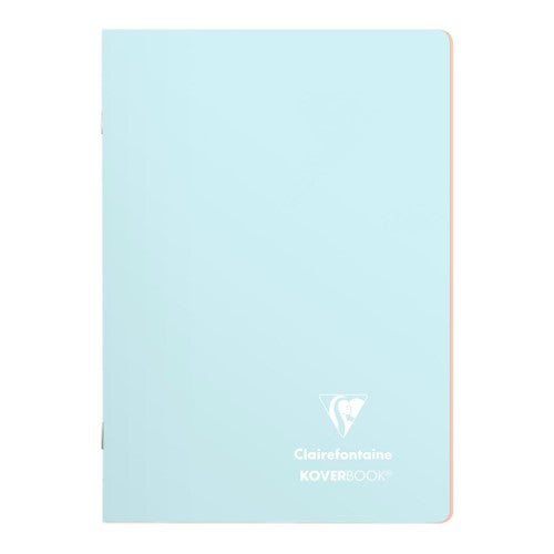 Koverbook Blush A5 lined notebook in ice blue with hard-wearing cover, bookmark flaps, and 96 pages for organized note-taking.