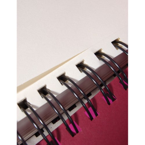 Clairefontaine A5 Sketch Pad with 100 sheets of 90gsm ivory paper, ideal for various media and easy page turning.