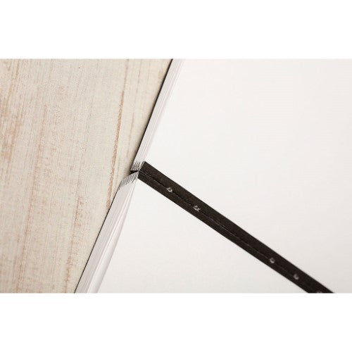 GrafBOOK 360 A5 Notebook in Black with 100gsm paper, stitch-bound design, opens 360 degrees for versatile creativity.