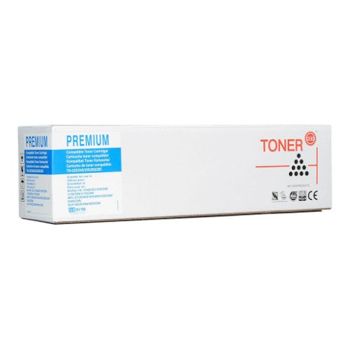 Icon Compatible Brother TN255 Cyan Toner Cartridge, high-yield up to 2,200 pages, exceptional print quality for laser printers.