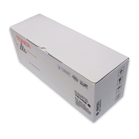 Icon Compatible Brother TN340 Black Toner Cartridge for high-quality prints, yielding up to 4,000 pages, easy to install.