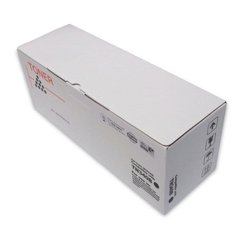 Icon Compatible Brother TN340 Black Toner Cartridge for high-quality prints, yielding up to 4,000 pages, easy to install.