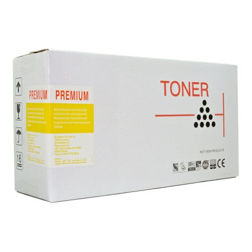 Icon Remanufactured HP C9732A Yellow Toner Cartridge for vibrant prints, 12,000 page yield, compatible with HP Colour LaserJet series.