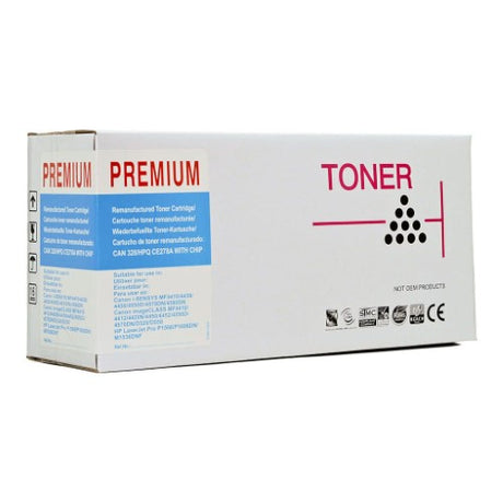 Icon Remanufactured HP CE278A Black Toner Cartridge for HP LaserJet, yields 2100 prints, ensures professional quality output.