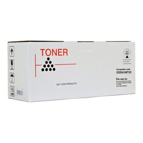 Icon Compatible HP CE285A Black Toner cartridge for high-quality printing, 2000-page yield, easy installation.