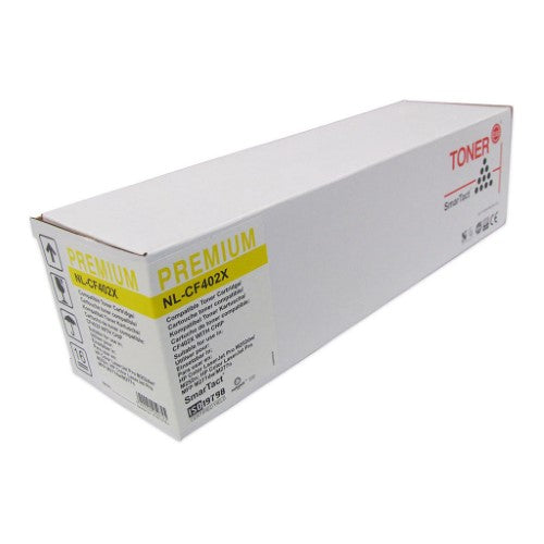 Icon Compatible HP CF402X Yellow Toner Cartridge for vibrant prints, compatible with HP LaserJet Pro M252dw and more.